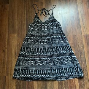 Black & white printed sundress